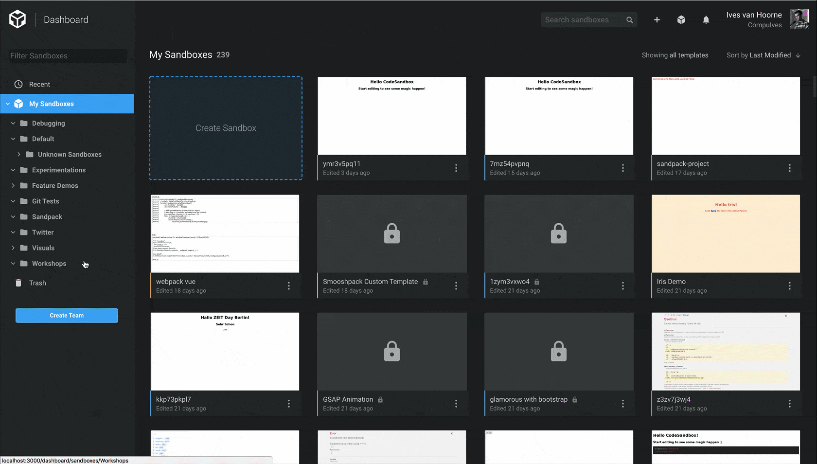 Announcing CodeSandbox Dashboard & Teams - CodeSandbox