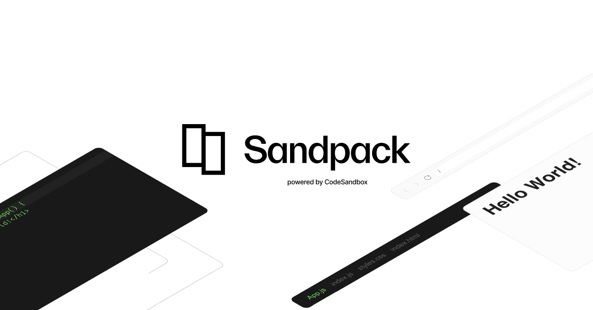 Introducing Sandpack