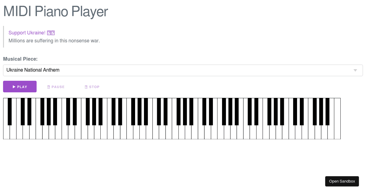 MIDI Piano Player