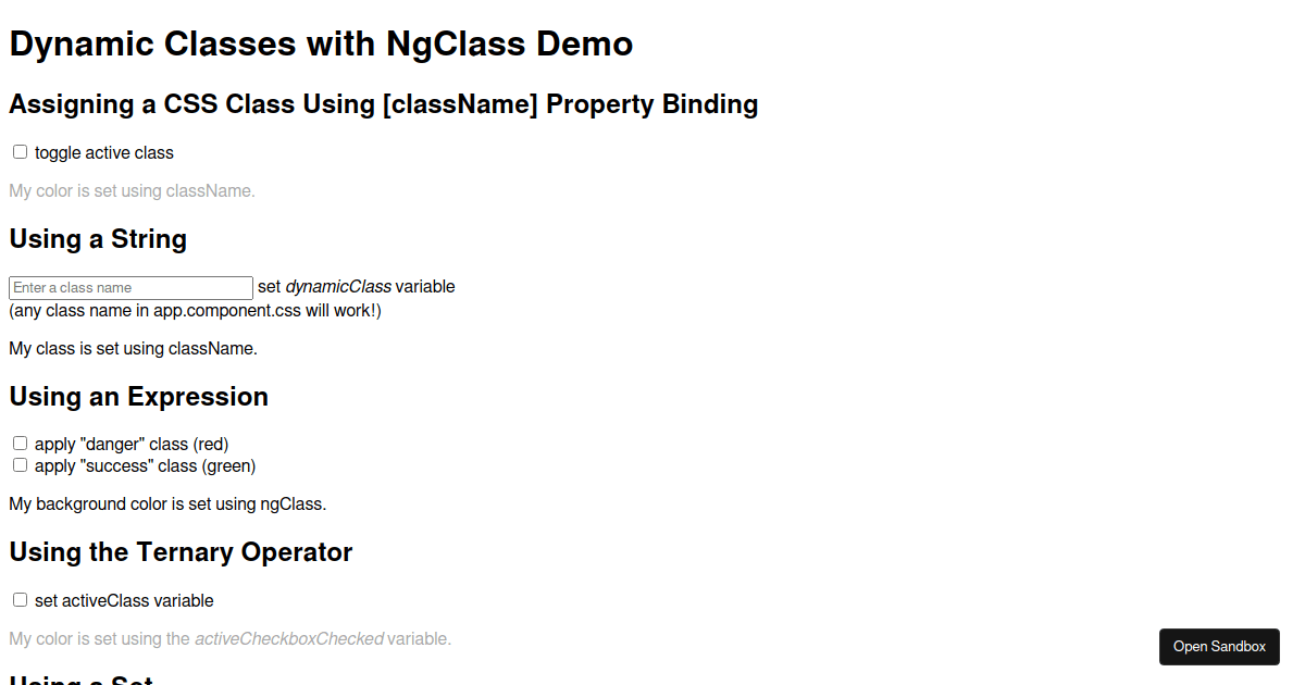 embargo clearly Footpad Assigning Dynamic Classes with NgClass | Developer.com