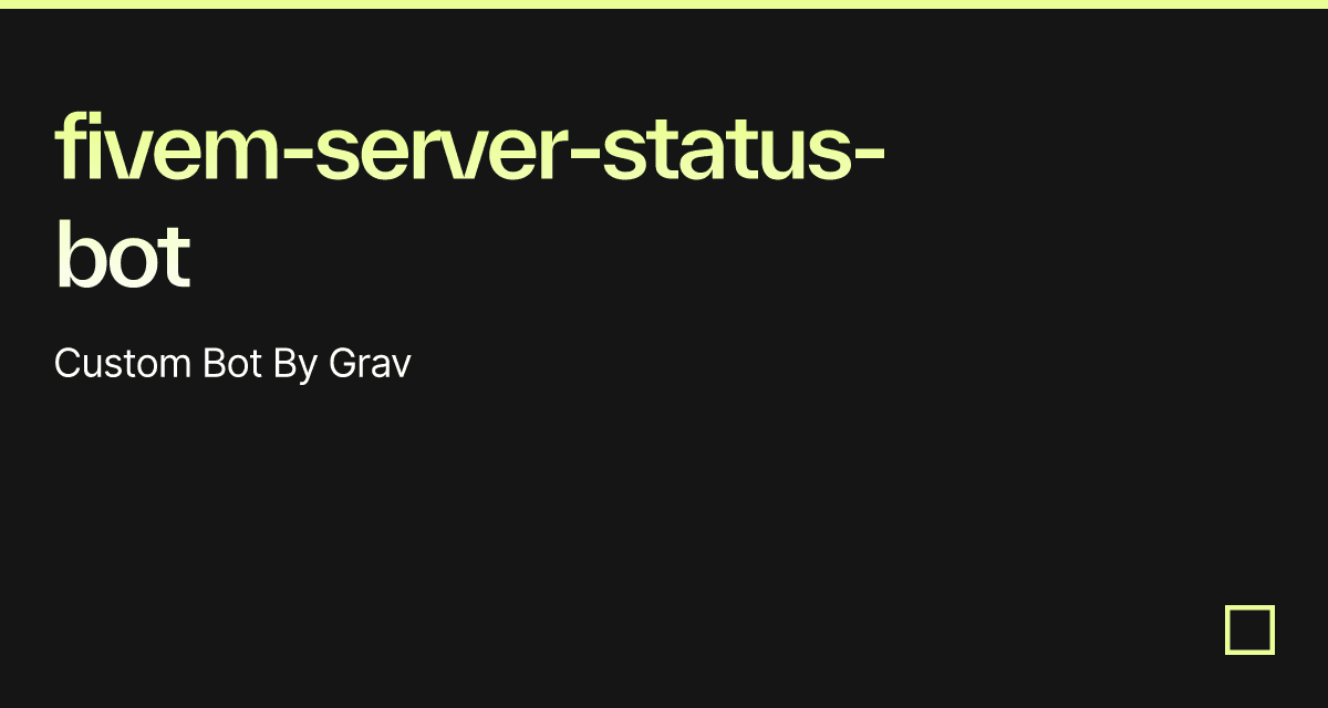 fivem-server-status-bot