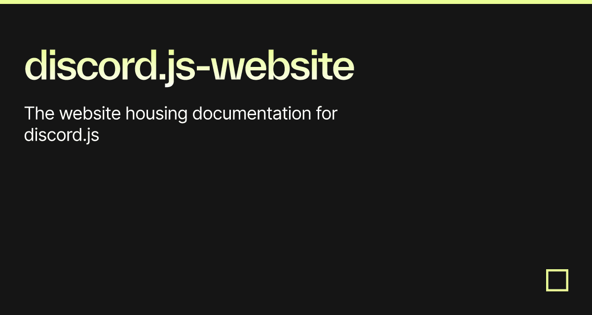 discord.js-website