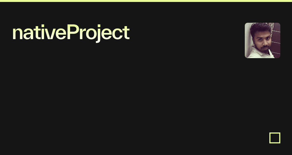 nativeProject
