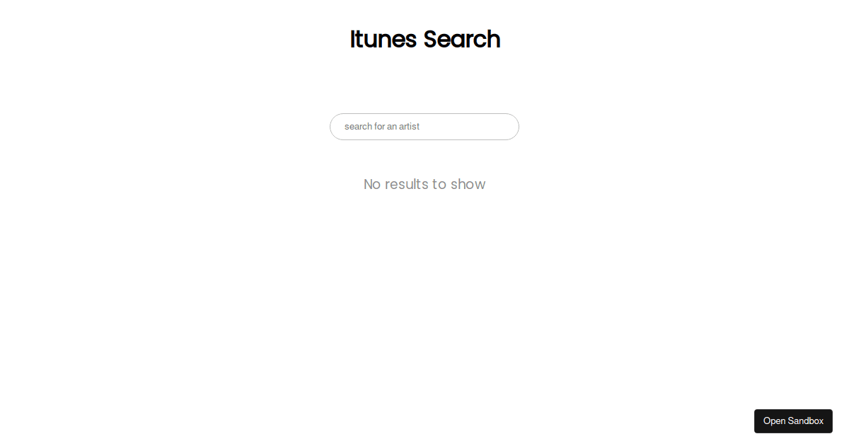 Petite-Vue Itunes Search (forked)