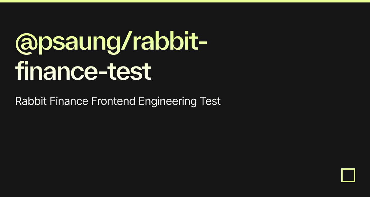 @psaung/rabbit-finance-test