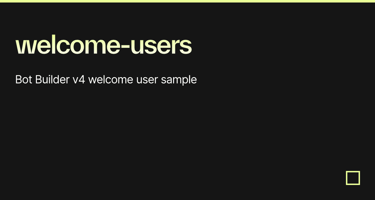 welcome-users
