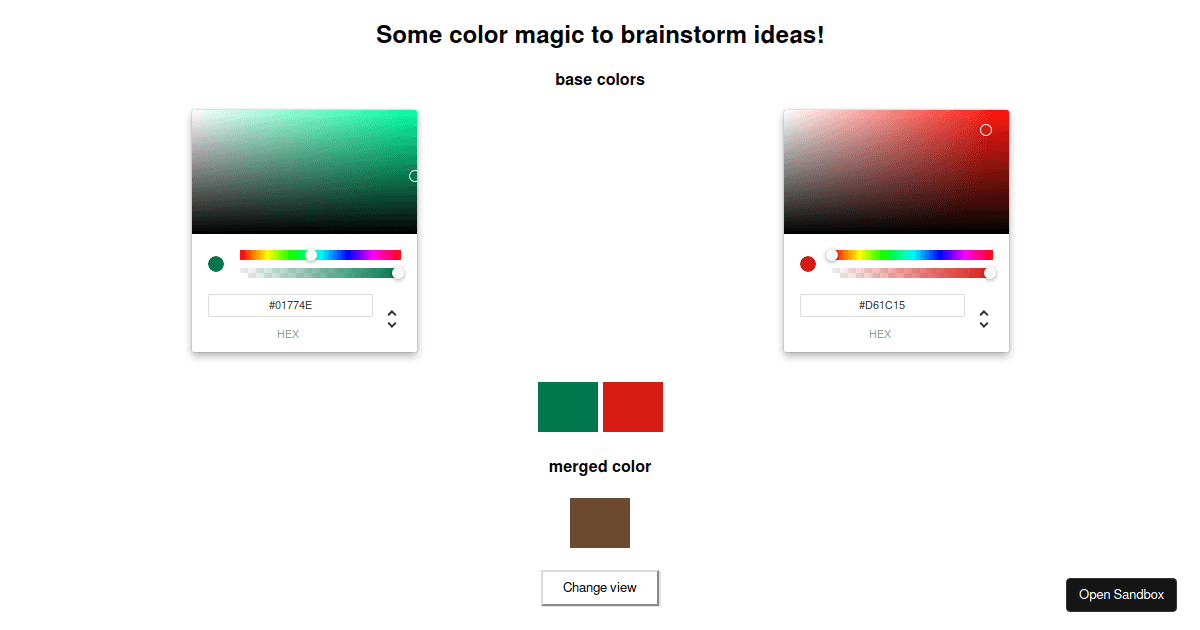 React-color demo (forked)