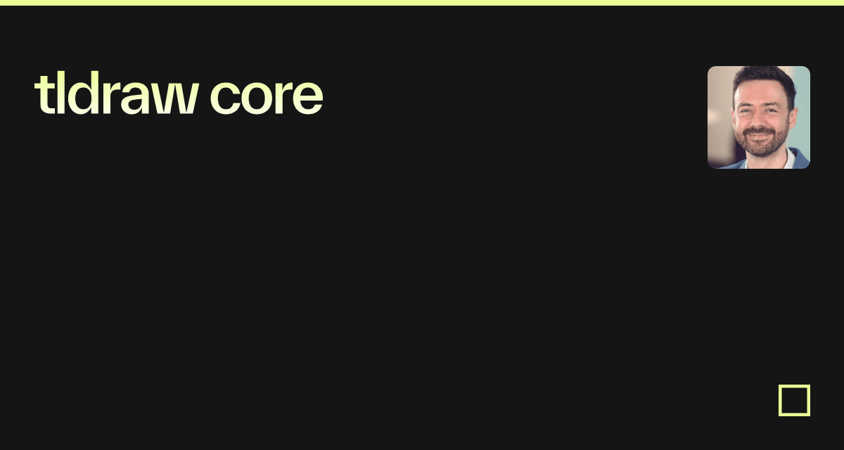 tldraw core