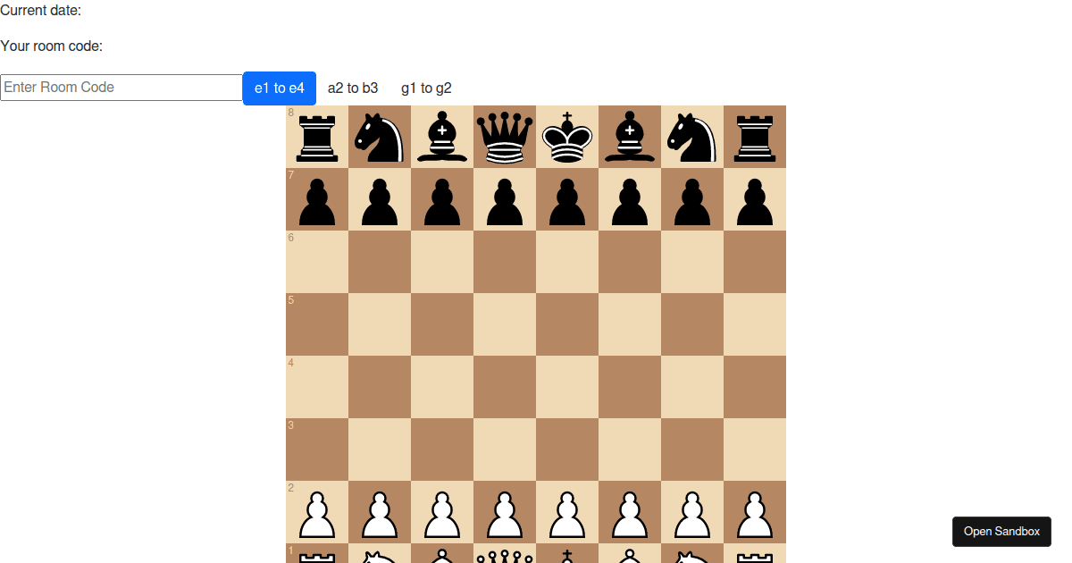 chess - Codesandbox