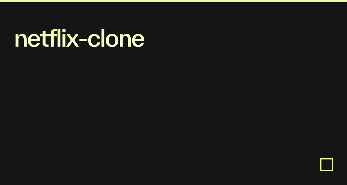 netflix-clone