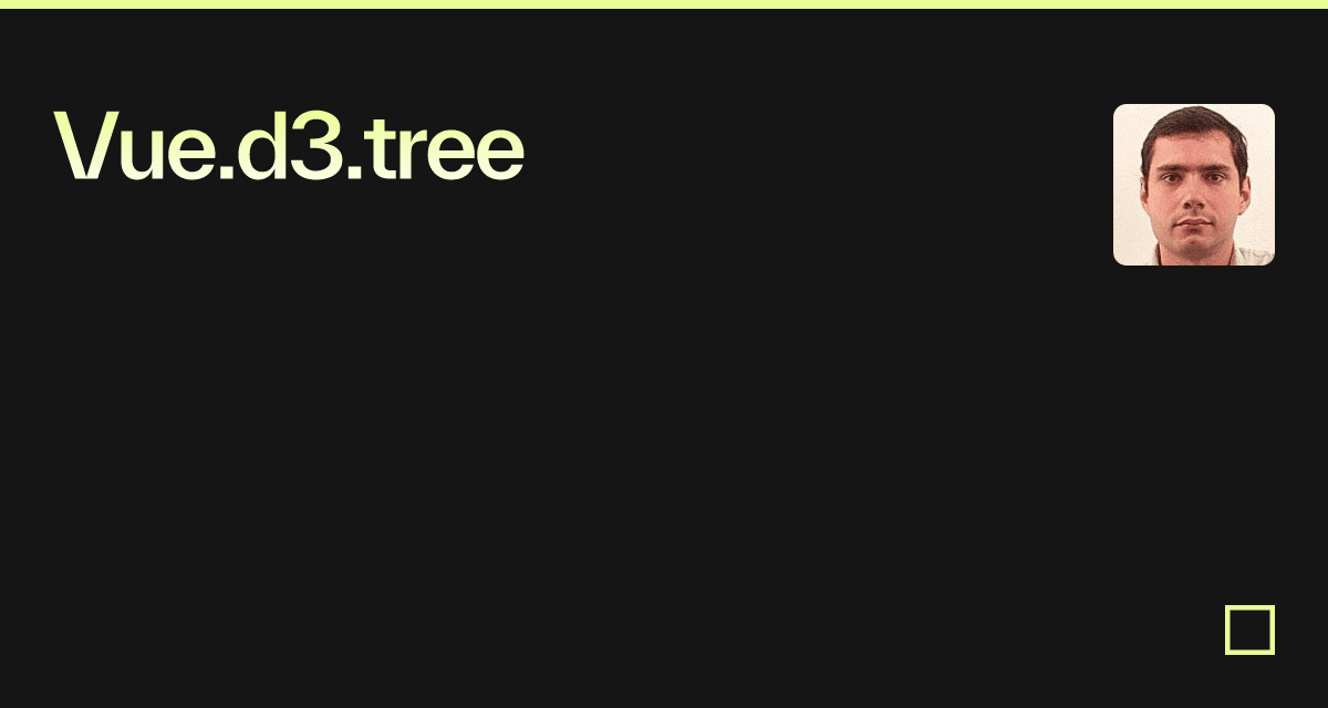 vued3tree examples - CodeSandbox