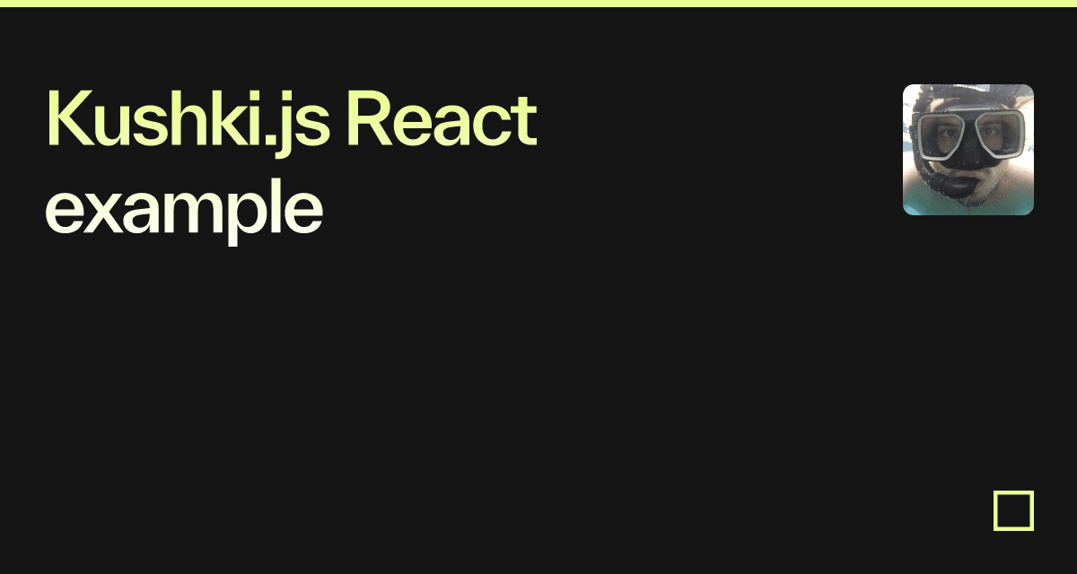 Kushki.js React example