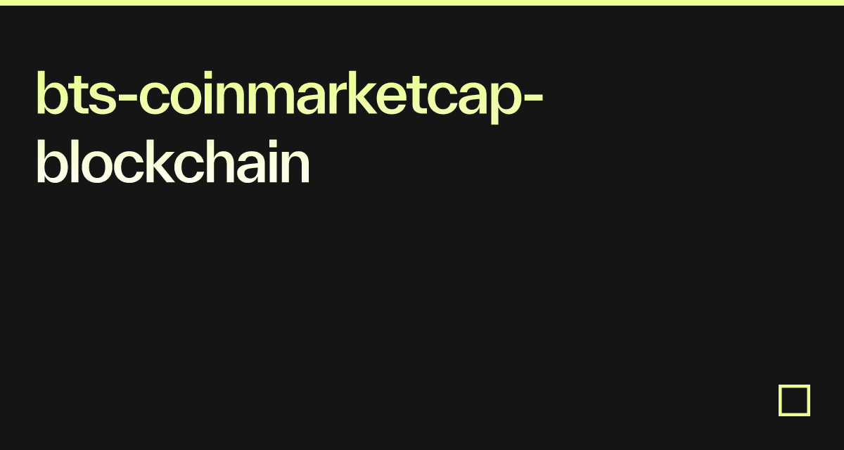 bts-coinmarketcap-blockchain