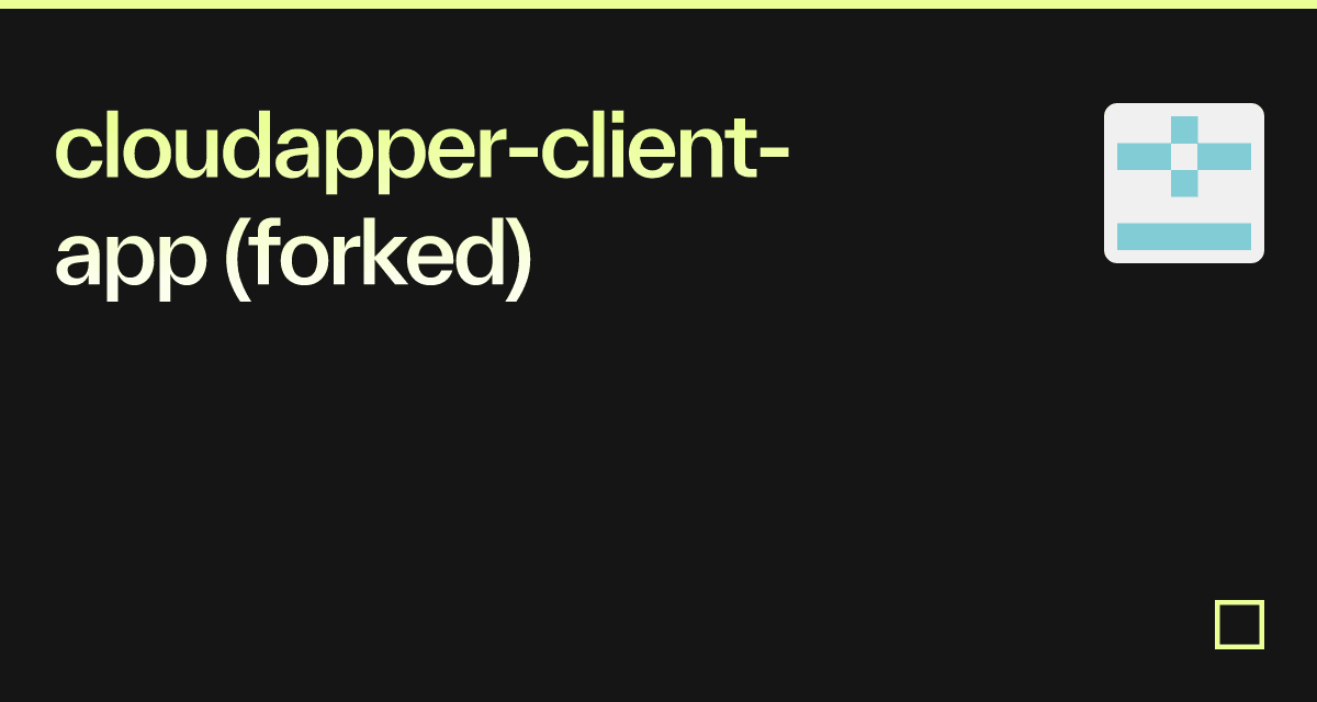 cloudapper-client-app (forked)