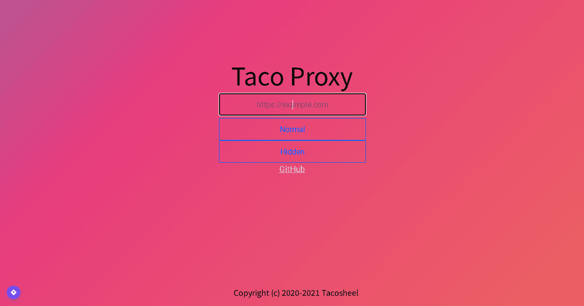 Taco-proxy-rainbow(forked)
