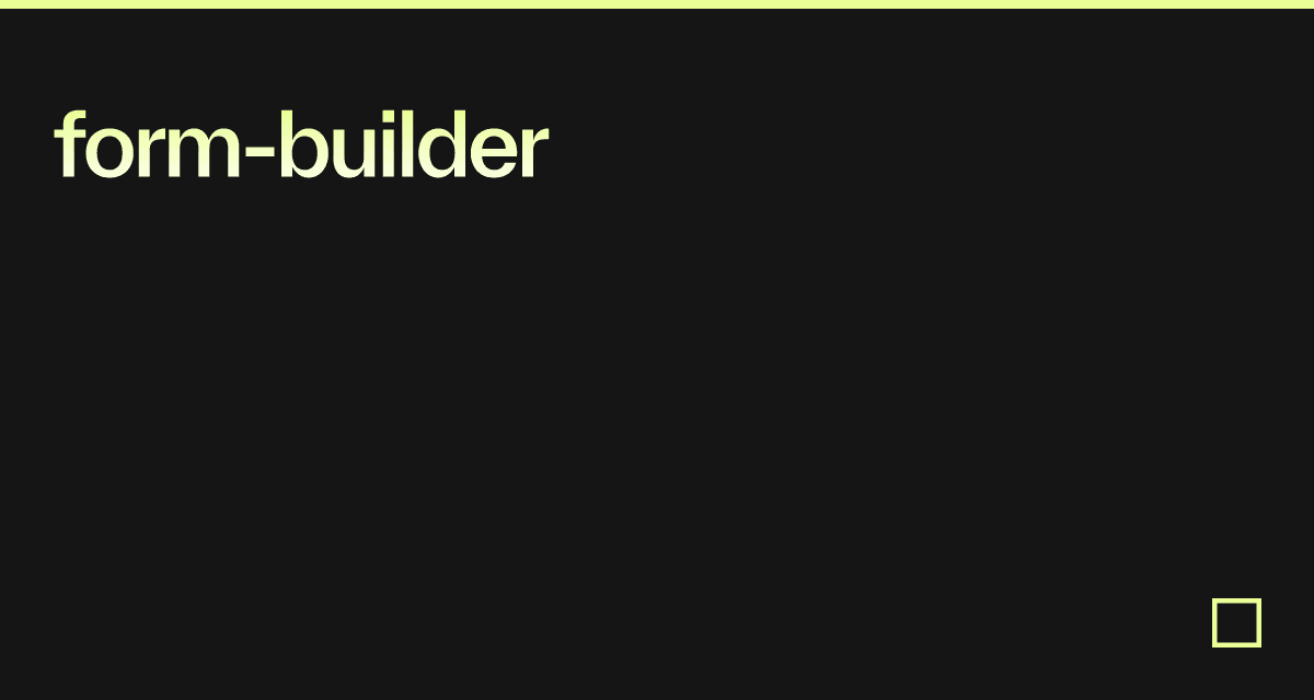 form-builder