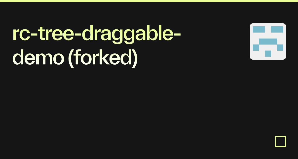 rc-tree-draggable-demo (forked)