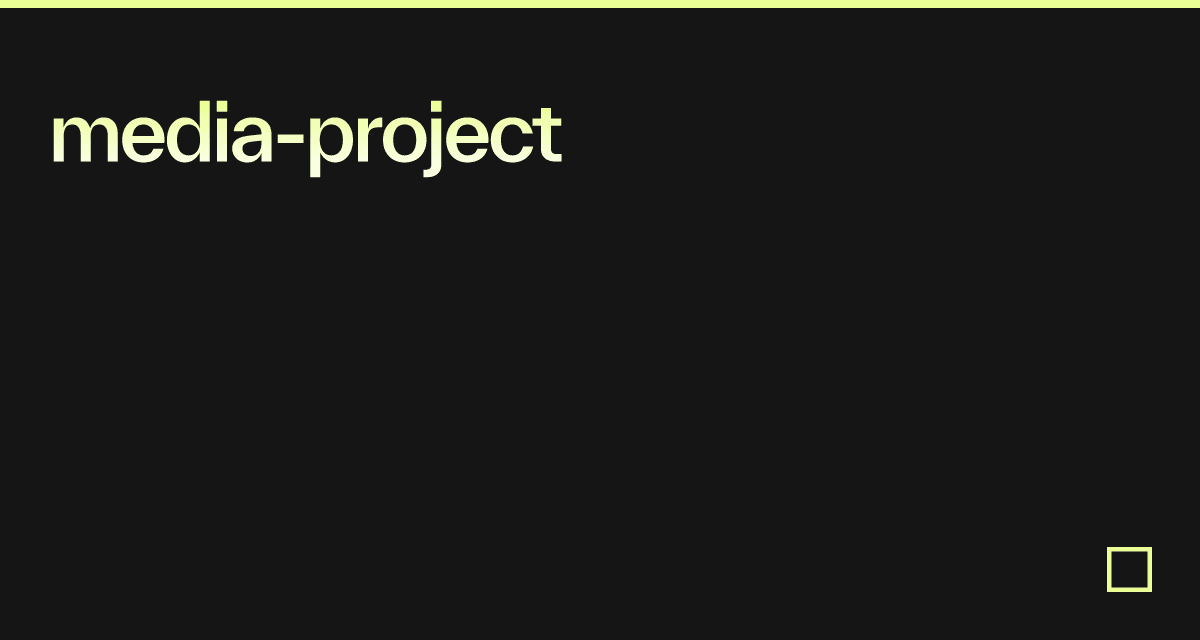 media-project