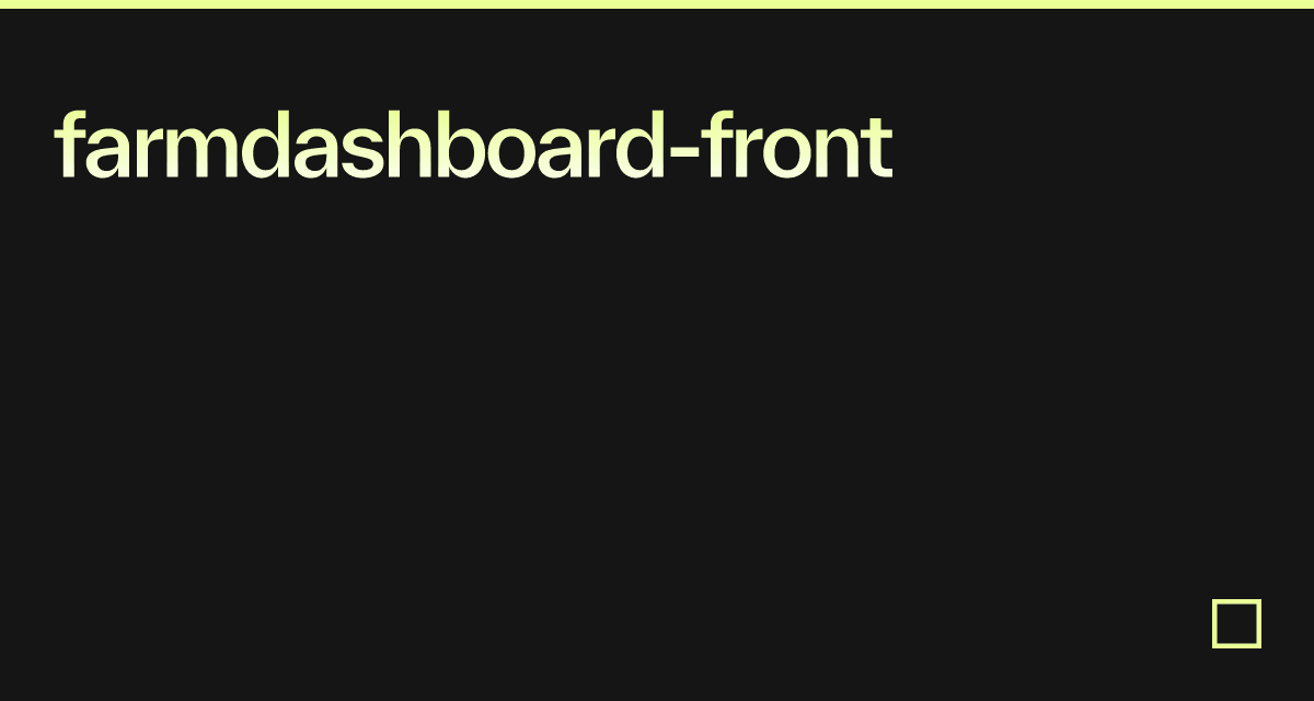 farmdashboard-front