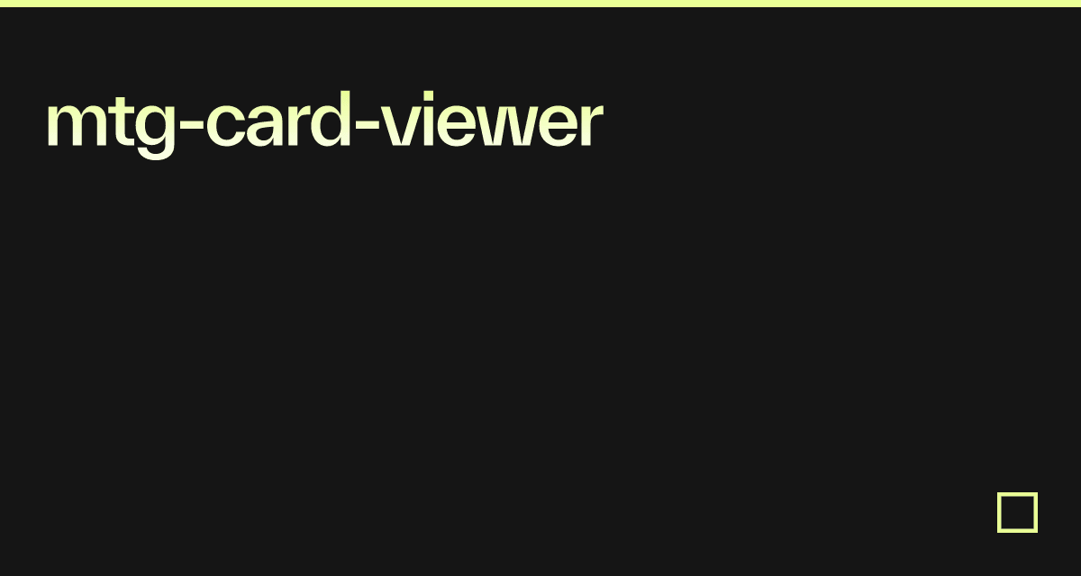 mtg-card-viewer