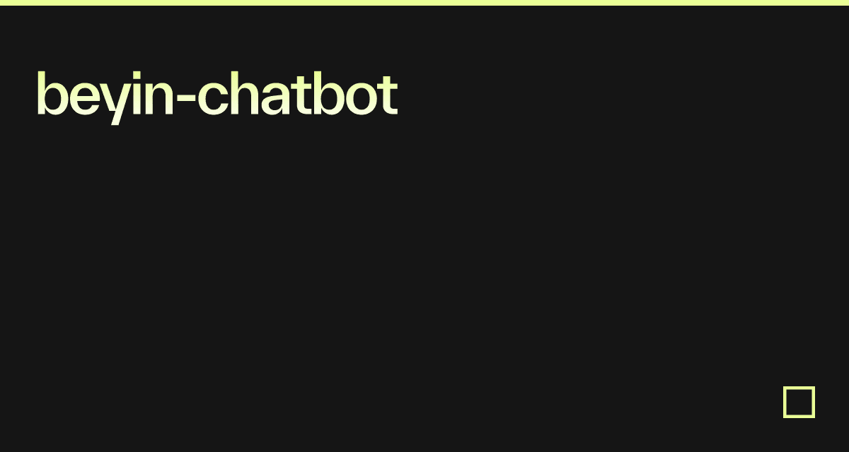 beyin-chatbot
