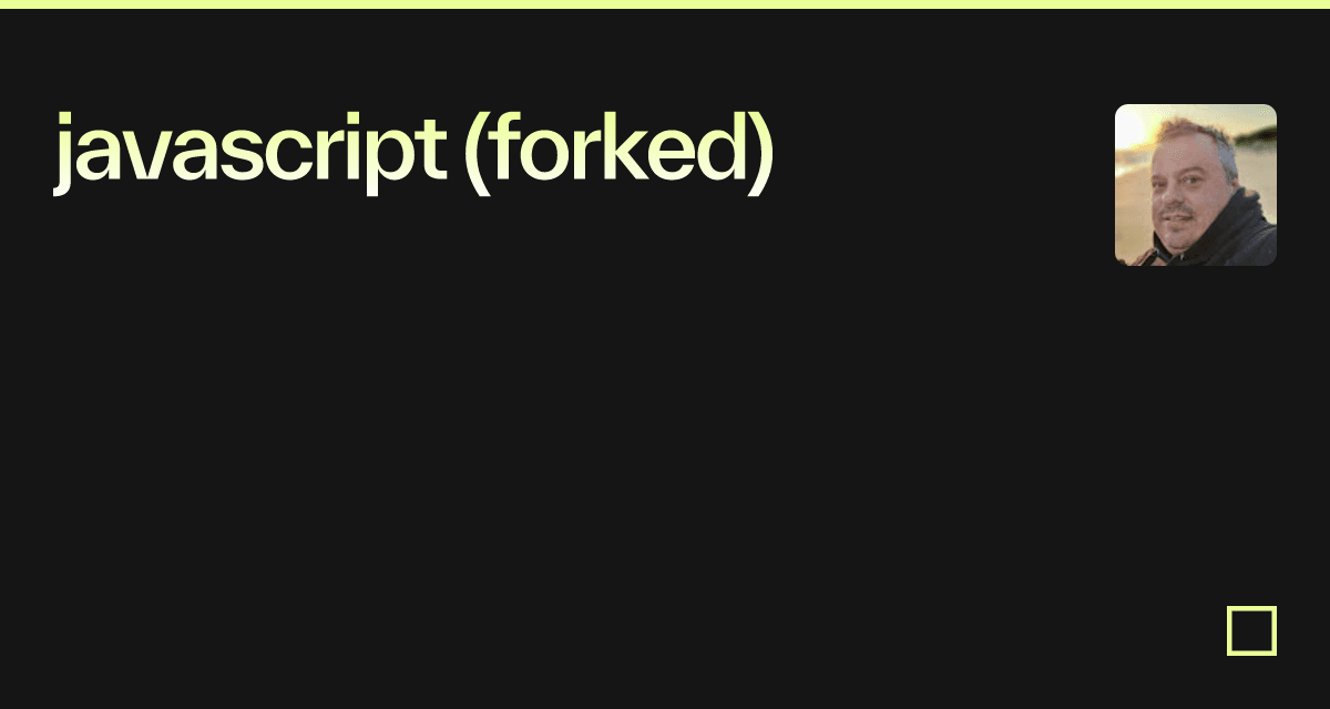 javascript (forked)