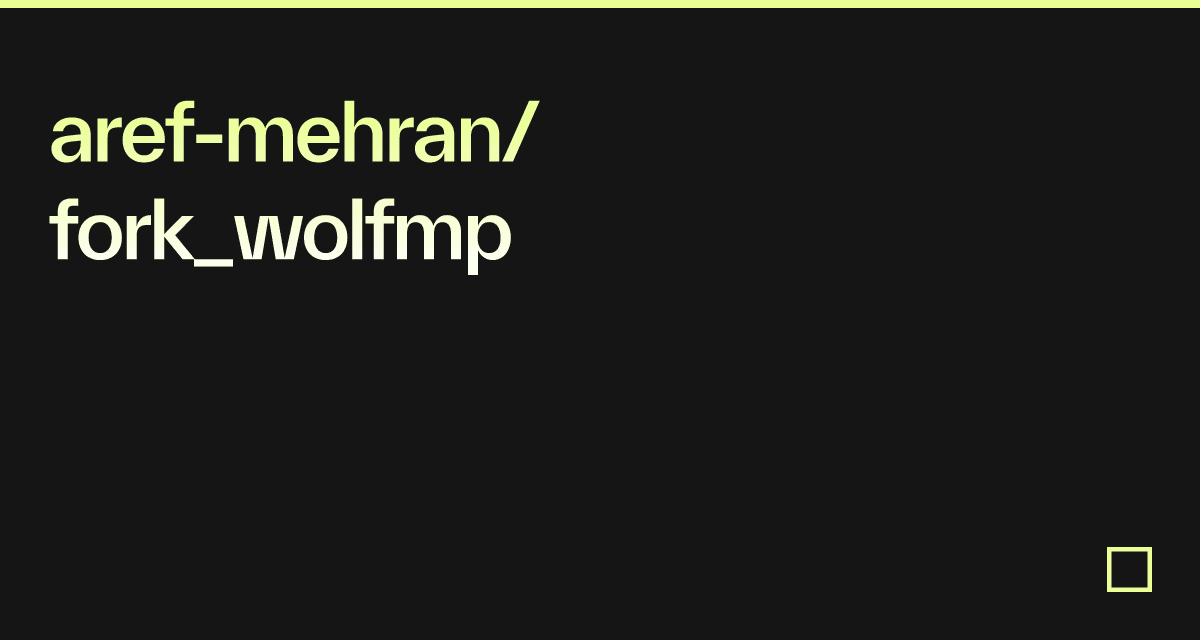 aref-mehran/fork_wolfmp