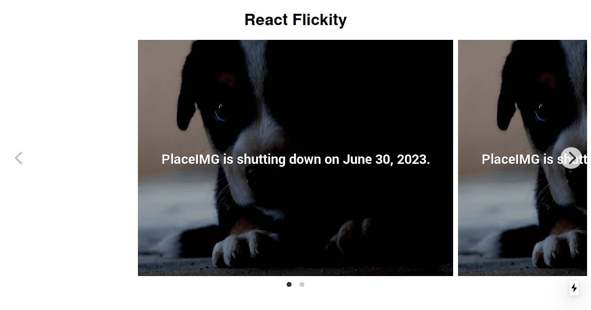 react-flickity-example