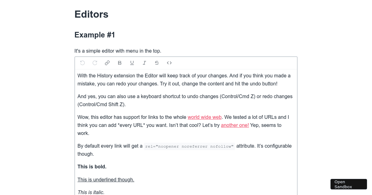 tiptap-react-ts-Simple Text Editor
