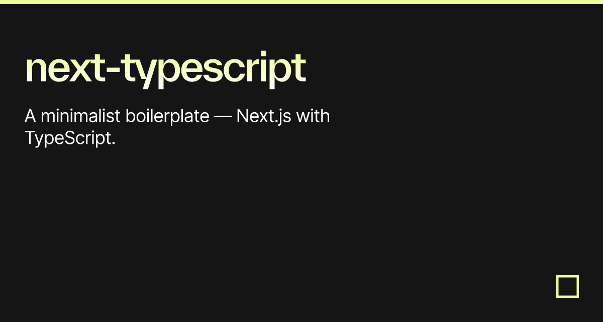 next-typescript