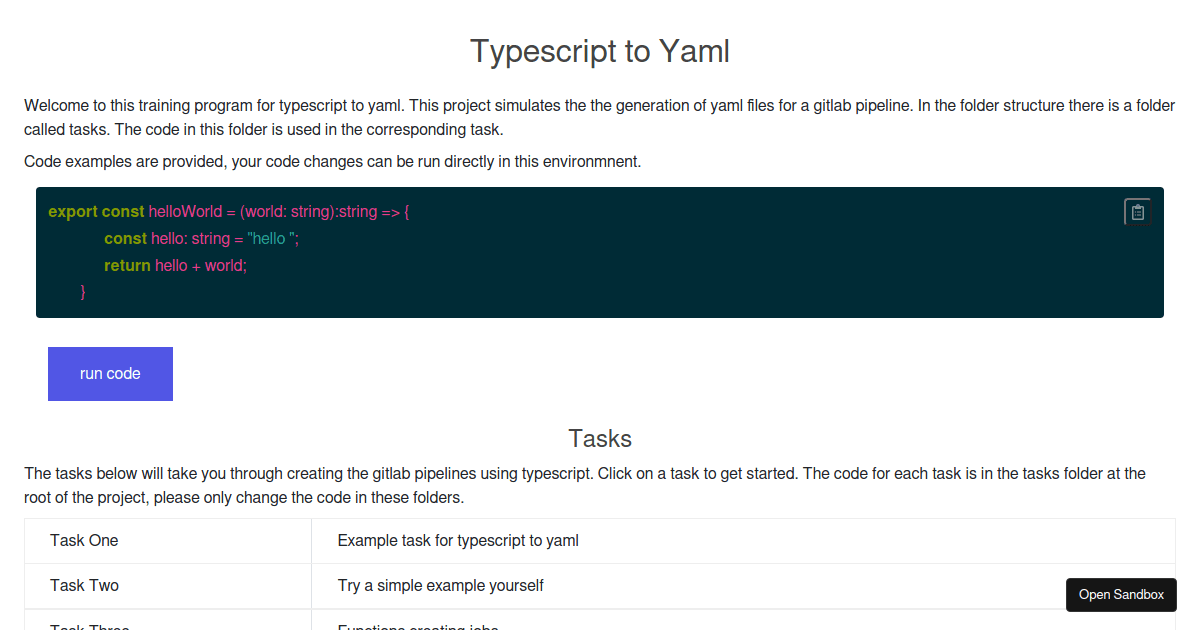 typescript-yaml