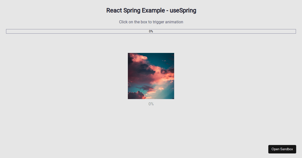 react-spring-useSpring
