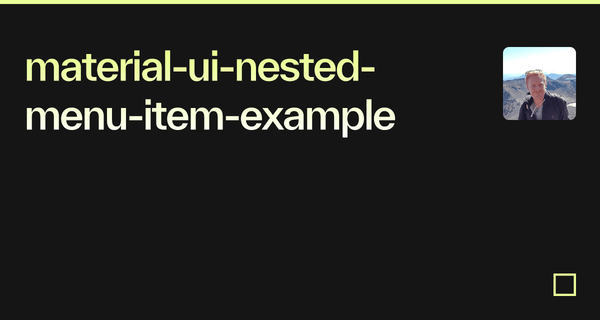 material-ui-nested-menu-item-example