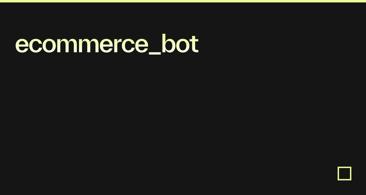 ecommerce_bot