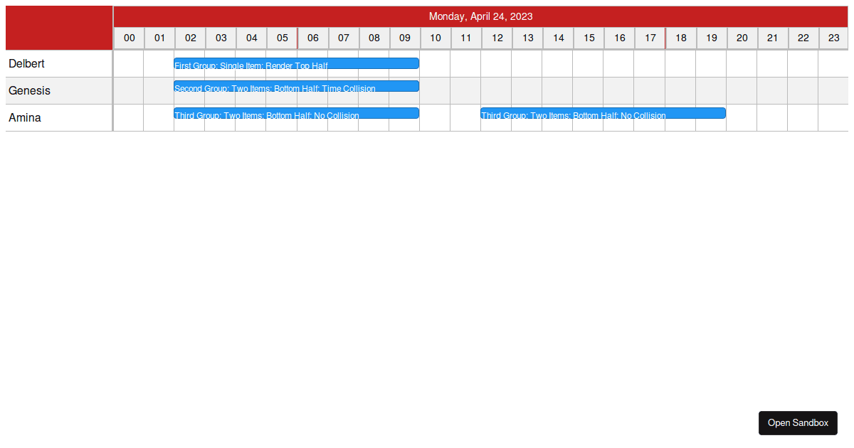 React Calendar Timeline Customize and Print