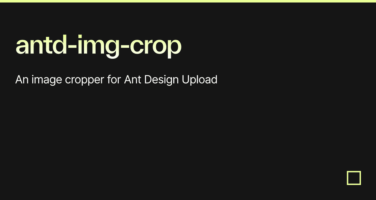 antd-img-crop