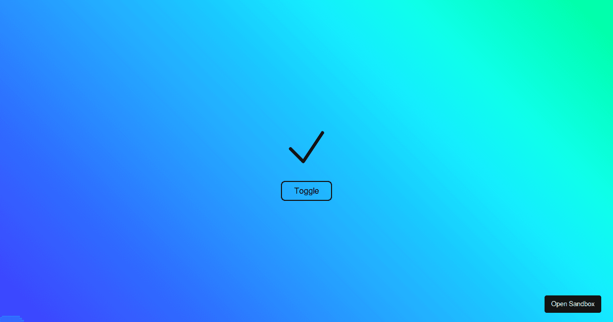 Animating a check icon in React with Framer Motion