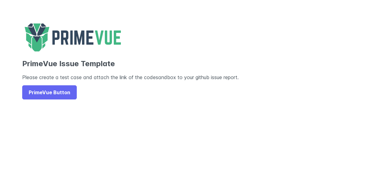 primevue-create-vue-issue-template