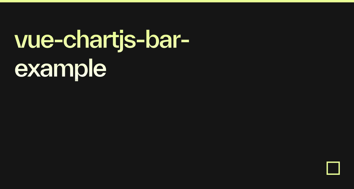 vue-chartjs-bar-example
