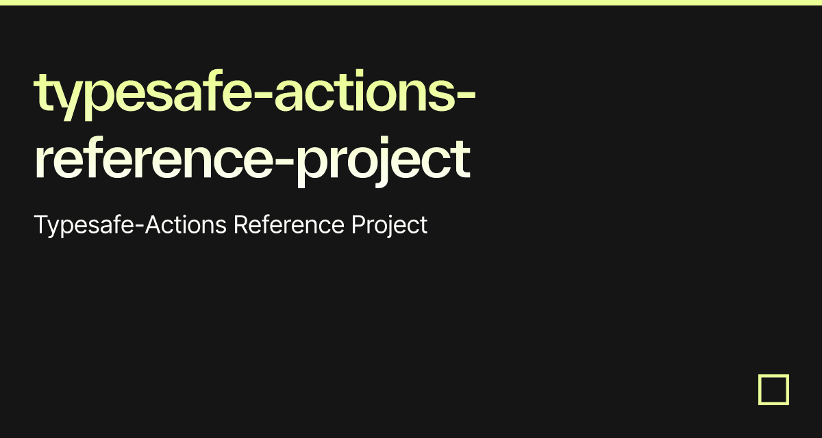 typesafe-actions-reference-project