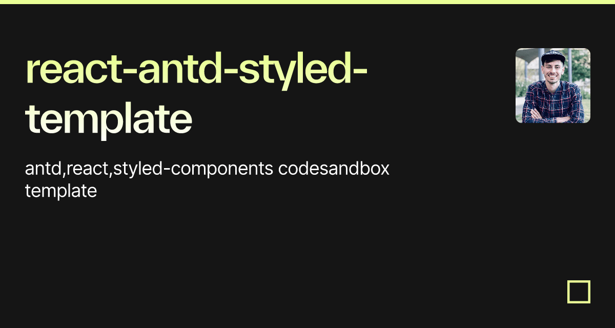 react-antd-styled-template