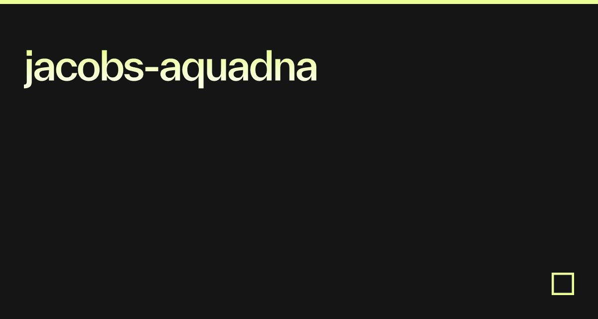 jacobs-aquadna