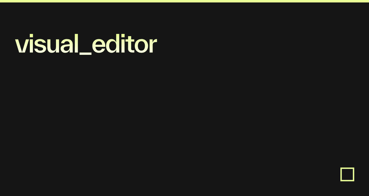 visual_editor