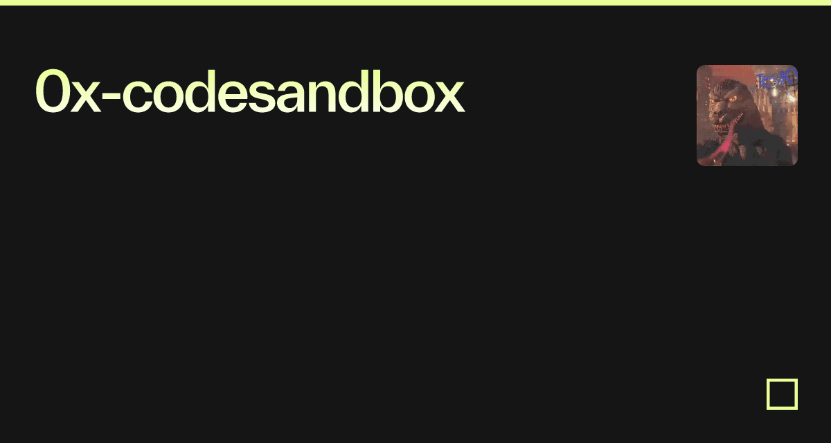 0x-codesandbox