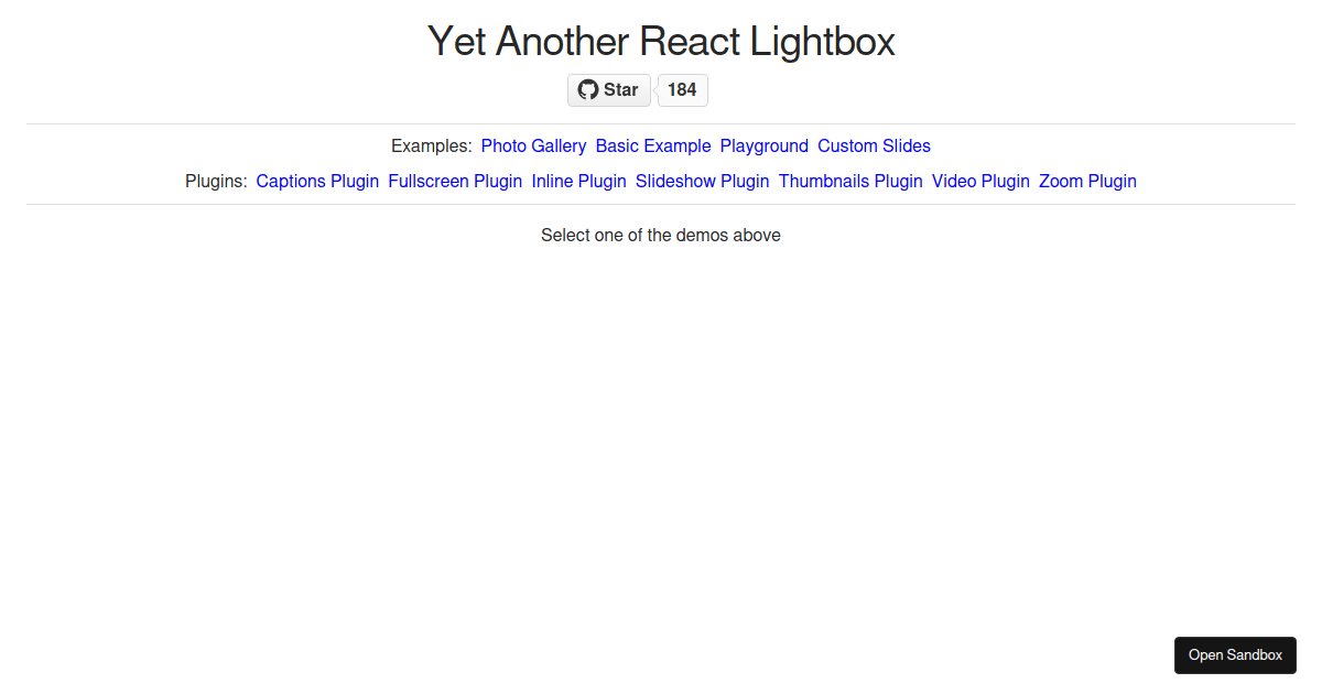yet-another-react-lightbox examples (forked)