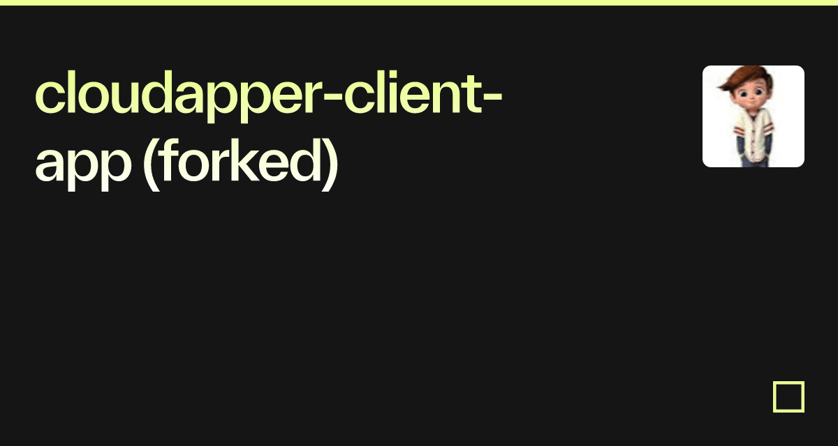 cloudapper-client-app (forked)