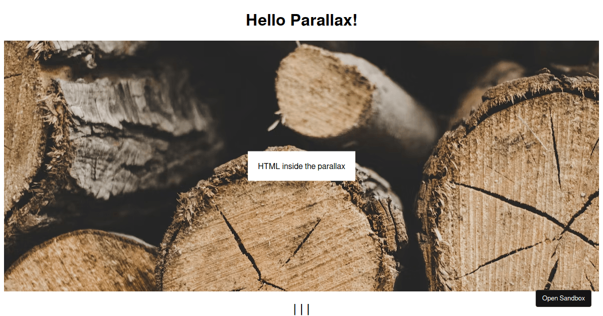 react-parallax examples - CodeSandbox