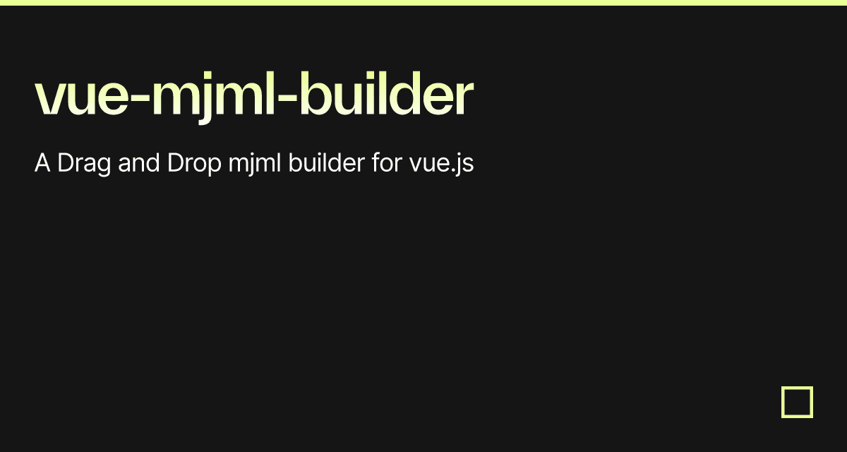 vue-mjml-builder