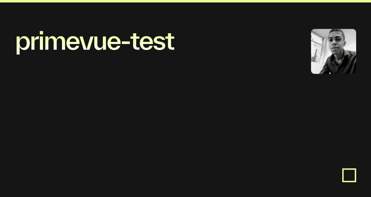 primevue-test