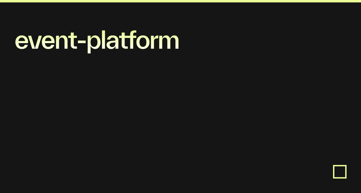 event-platform